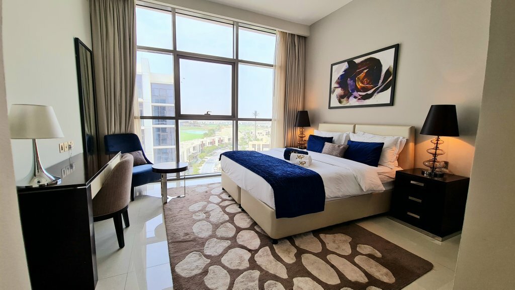 Short-term housing rental Stunning 1 Br i Golf Views i Dubai Hills Apartments, Dubai, photo