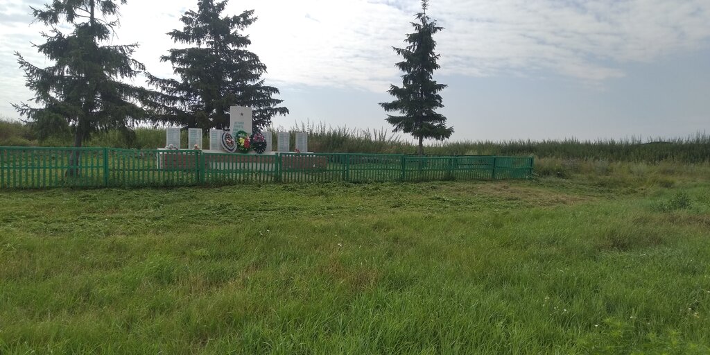 نصب تذكاري للحرب، مقبرة جماعية Воинам-односельчанам, павшим в Великой Отечественной войне ، اقليم كورغان، صورة