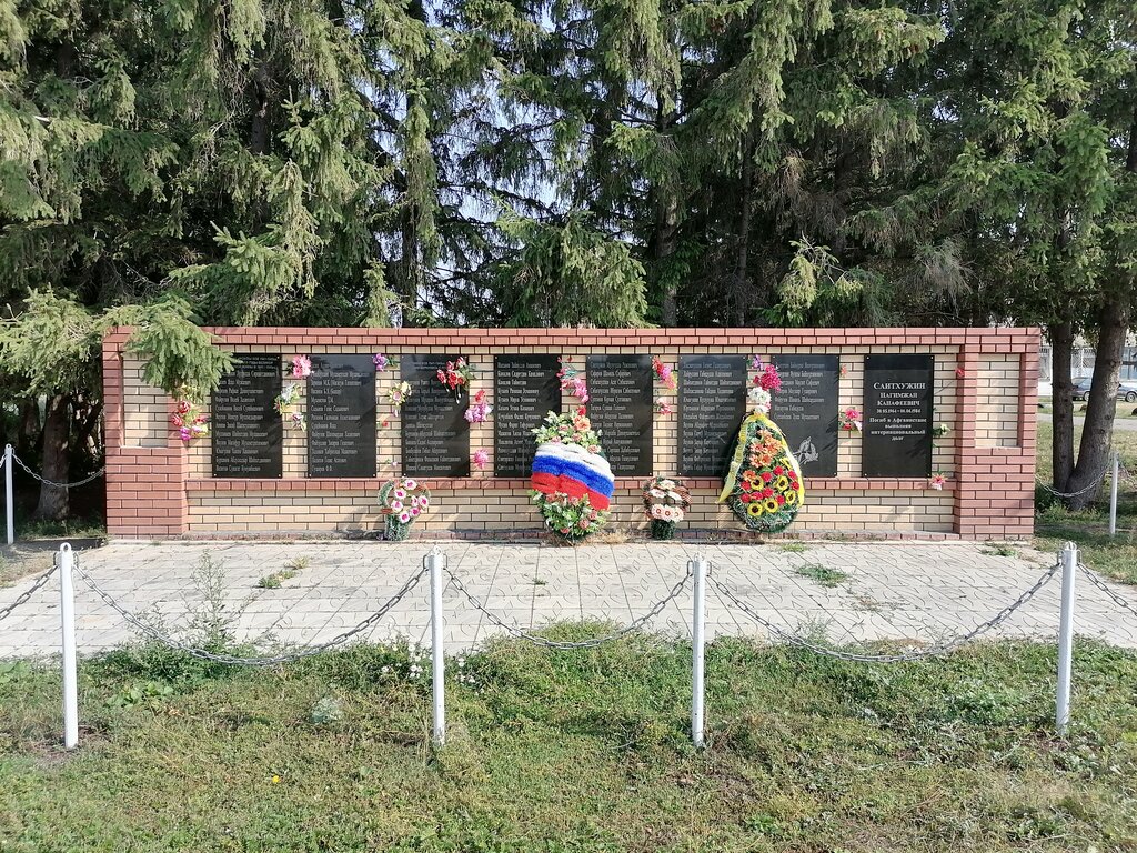 نصب تذكاري للحرب، مقبرة جماعية В честь земляков, погибших в Великой Отечественной войне ، مقاطعة تشيليابينسك، صورة