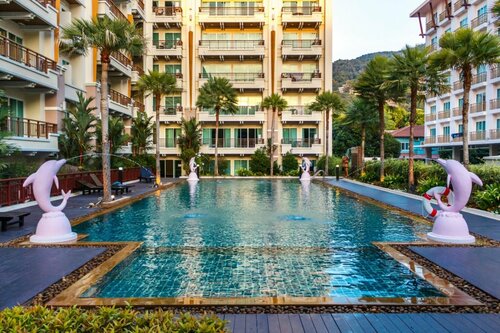 Гостиница Pv60 - 1 bedroom apartment in the best Patong location with pool & gym - 68358740