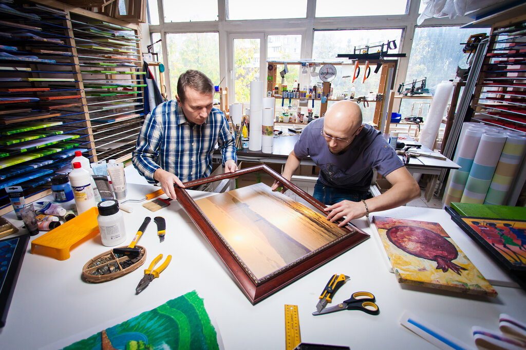 Много картин мастерская печати