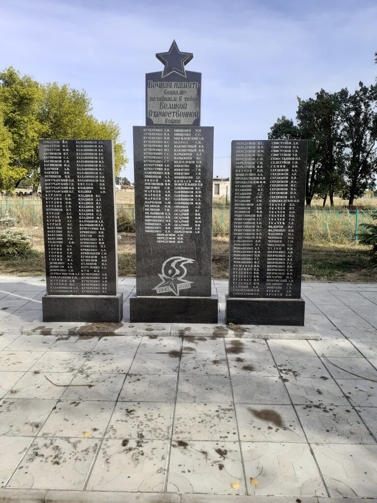 Monumento, memorial Памятный знак землякам, погибшим в Великую Отечественную войну, , foto