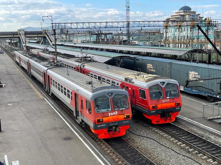 Tren garları Zheleznodorozhny vokzal Ulan-Ude, Ulan‑Ude, foto