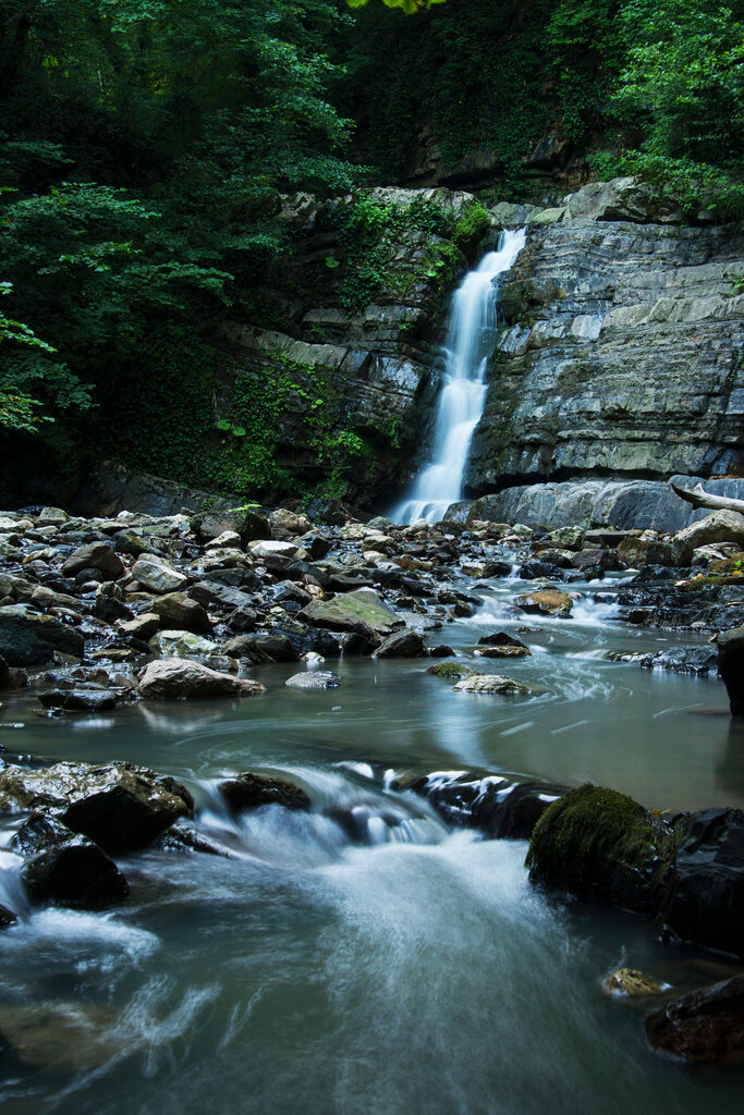 Waterfall The First Waterfall, Sochi, photo