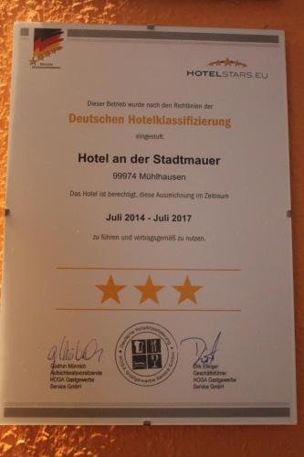 Фото Hotel An Der Stadtmauer