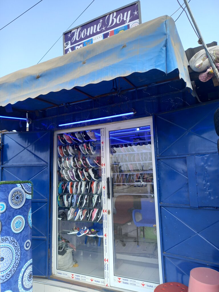 Shoe store Home boy, Accra, photo