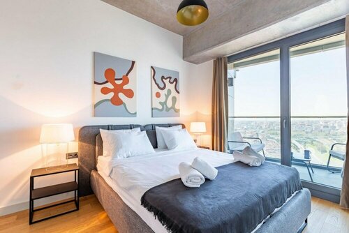 Апартаменты Cozy Flat With City View and Balcony in Sisli в Шишли