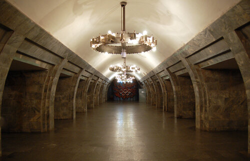 Olimpiiska metro station (Kyiv, Velyka Vasylkivska Street), metro station