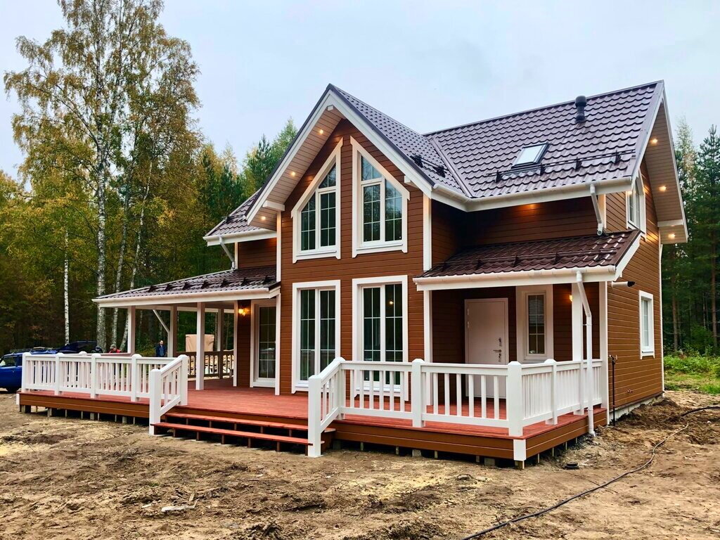 деревянные дома, проекты, г. Череповец, Вологда - Фотографии домов - Фотографии 