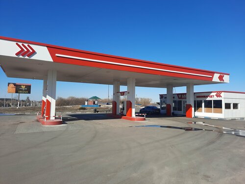 Gas station Almaz, Lipetsk Oblast, photo
