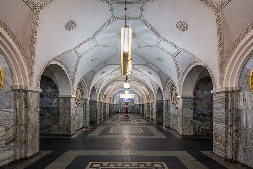 Park Kultury (Moscow, Sokolnicheskaya Line, Park Kultury metro station), metro station