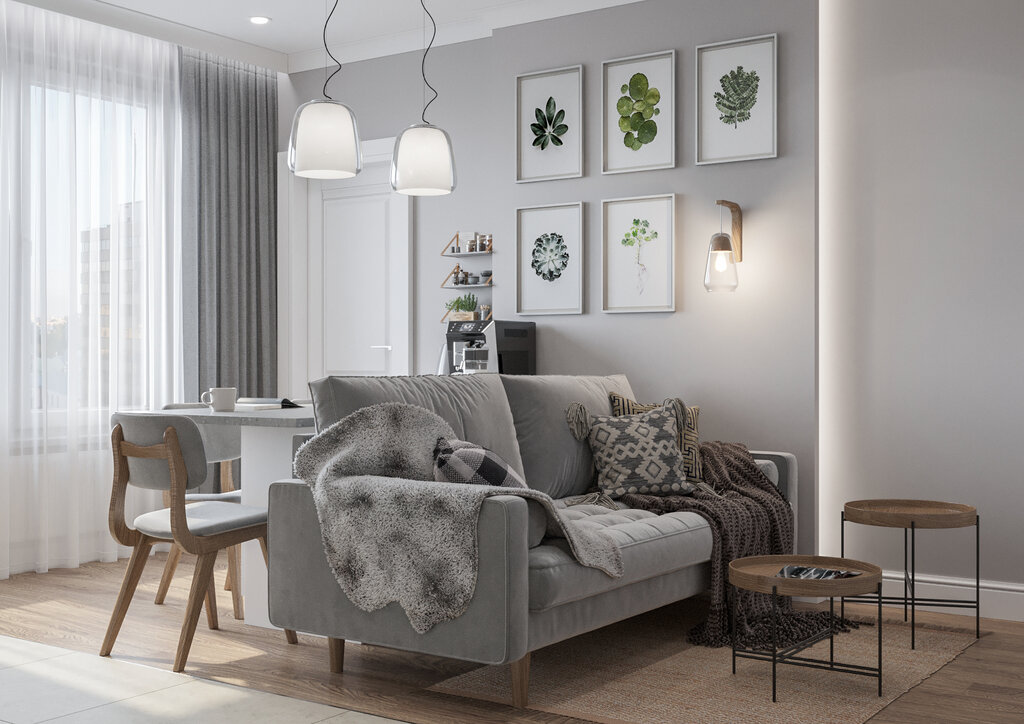 Interior design Home project, Moscow, photo