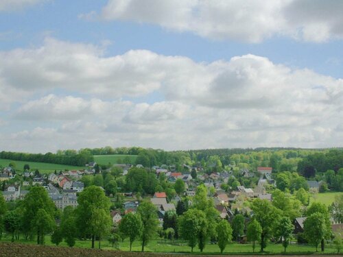 Апартаменты Large Apartment in a Villa With Garden in Borstendorf