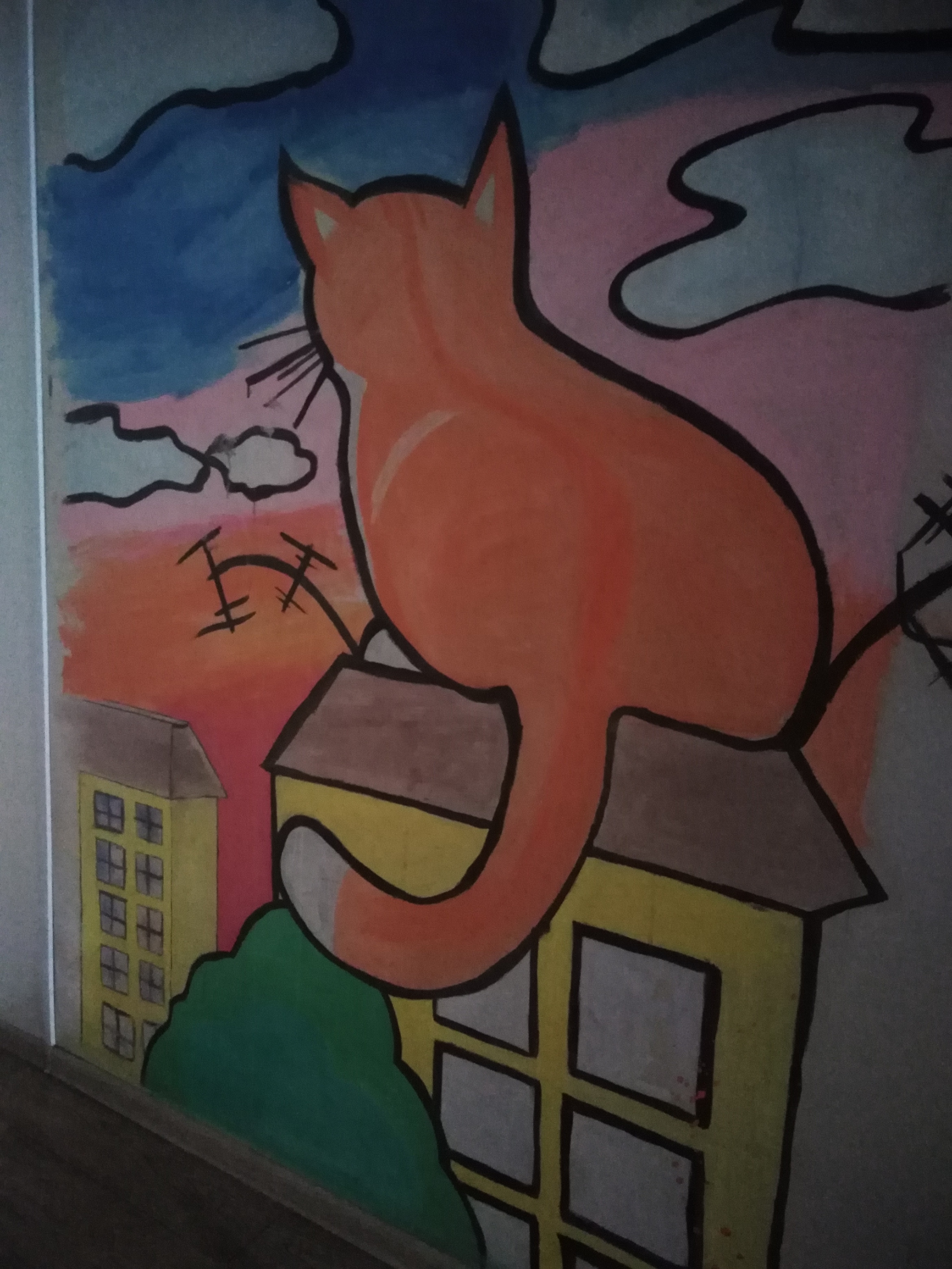 Фото Кот на крыше