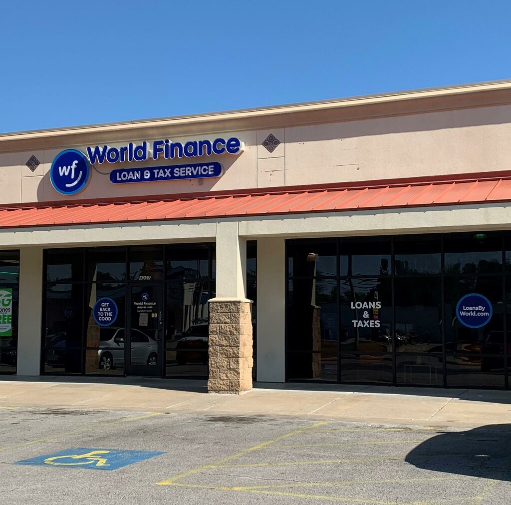 Credit broker World Finance, State of Oklahoma, photo