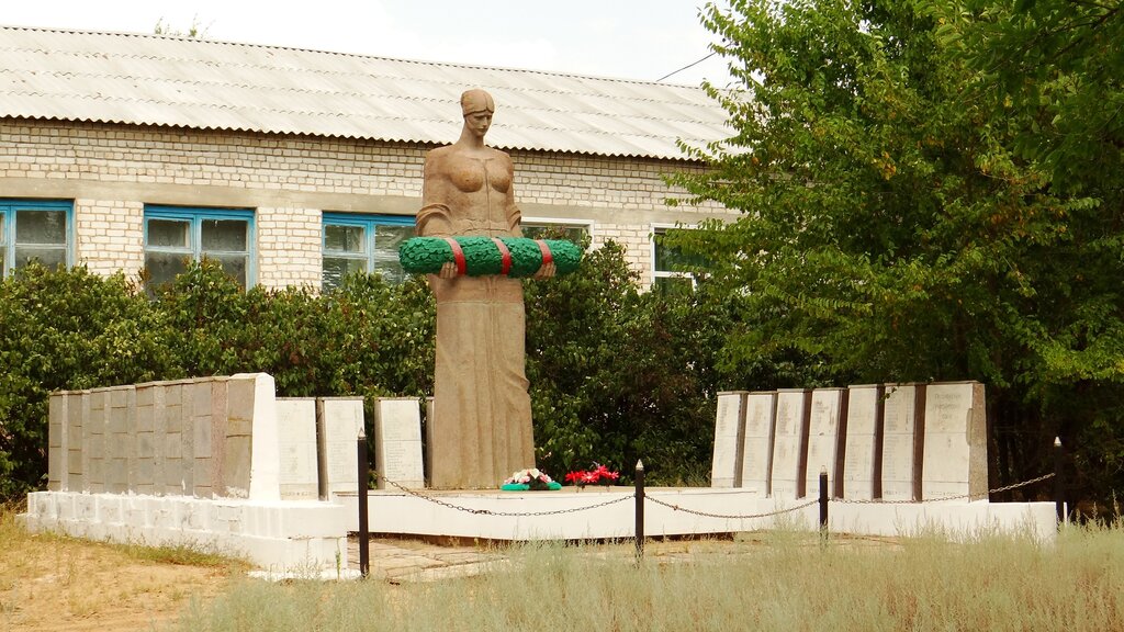 Памятник, мемориал Братская могила советских воинов, погибших в дни Сталинградской битвы, Волгоградская область, фото