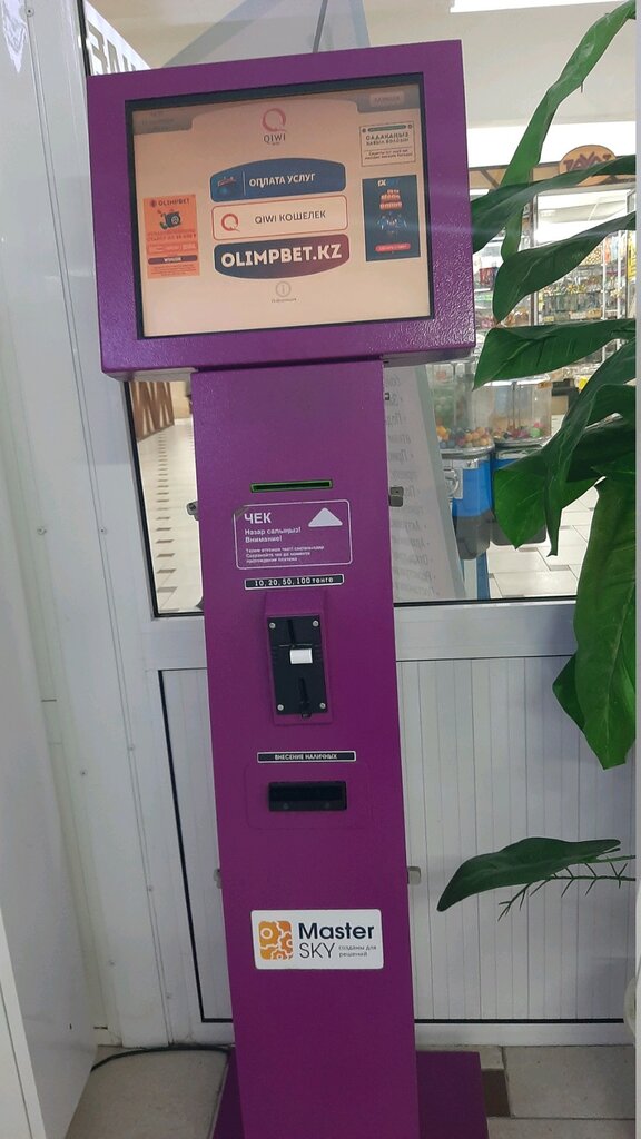 Payment terminal Qiwi, Astana, photo