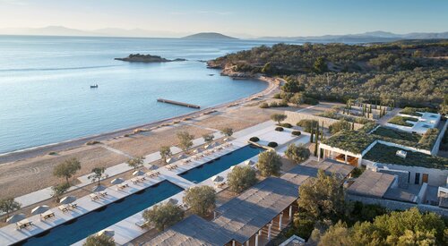 Внешний вид отеля Amanzoe в Муниципальной единице Кранидио, фото 2