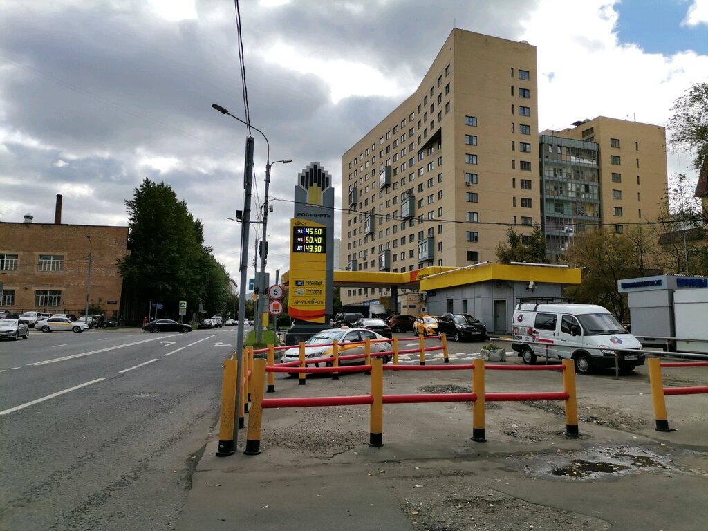 Gas station Rosneft, Moscow, photo