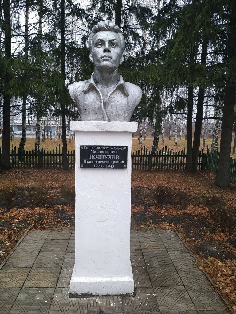 Monument, memorial Бюст Героя Советского Союза молодогвардейца Ивана Александровича Земнухова, Ryazan Oblast, photo