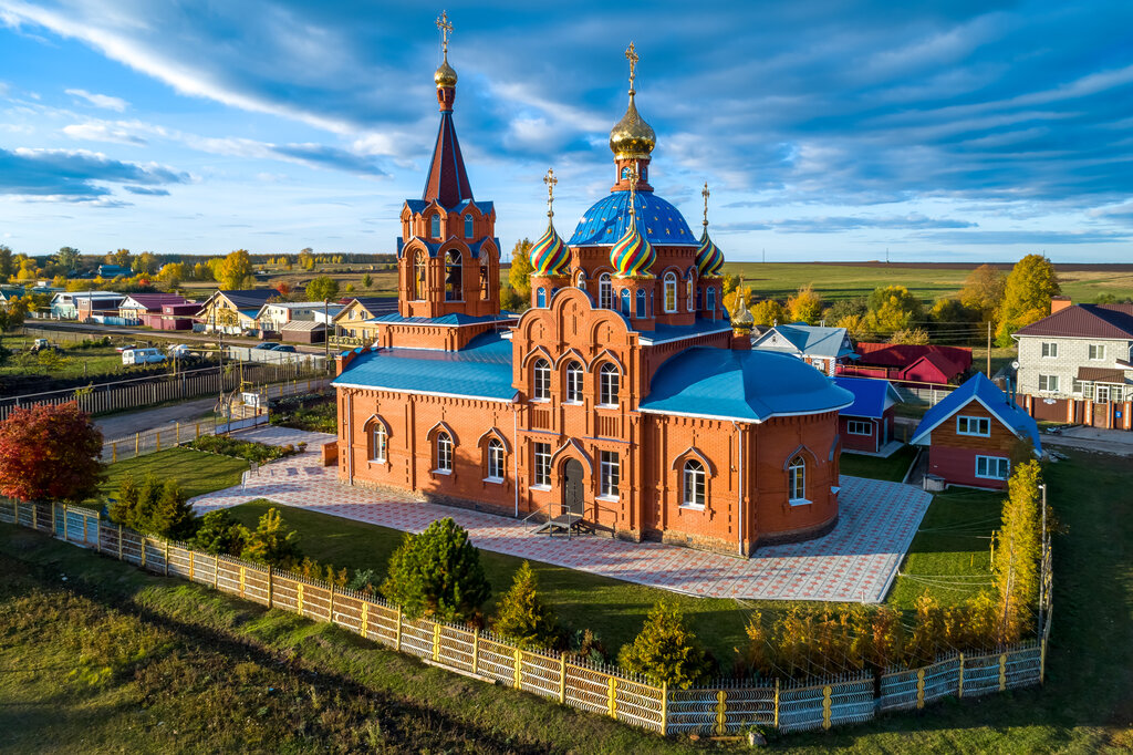 Orthodox church Храм в честь иконы Божией Матери Тихвинская, Chuvash Republic, photo