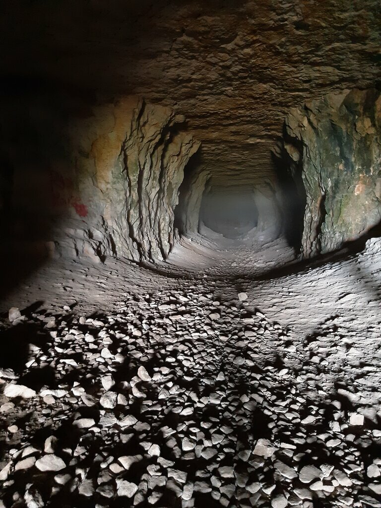 Схема ширяевских штолен