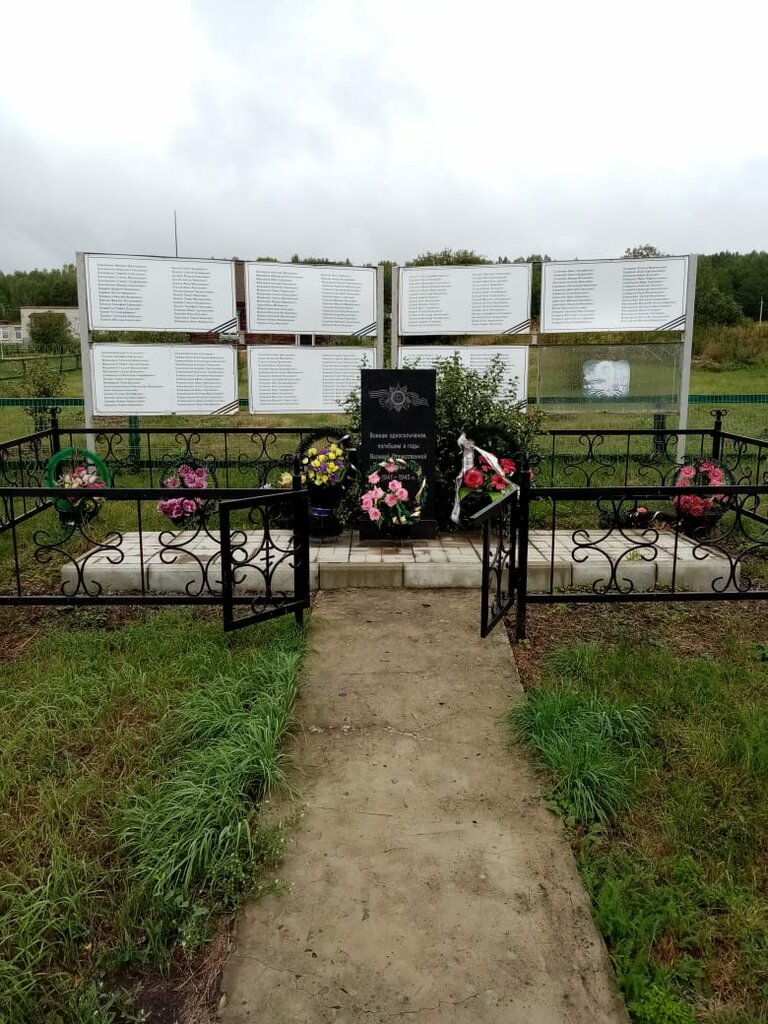 Memorial plaque, foundation stone Воинам-землякам, погибшим на фронтах Великой Отечественной войны, Penza Oblast, photo