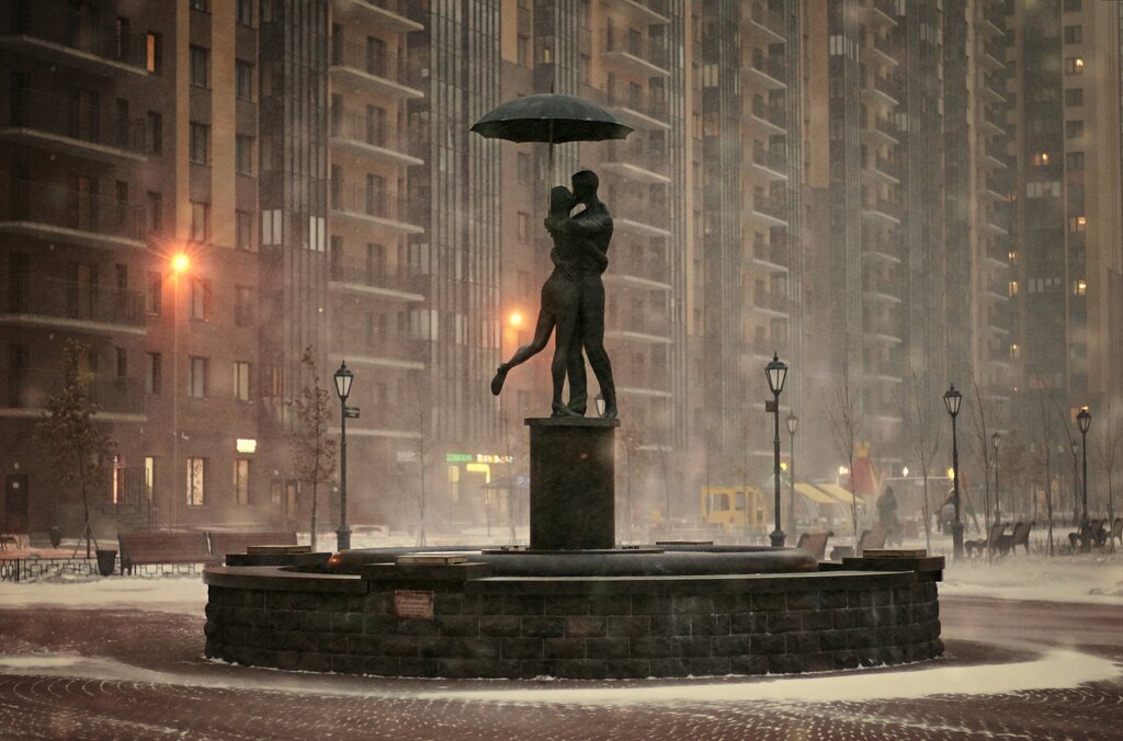 Fountain Фонтан Поцелуй, Kudrovo, photo