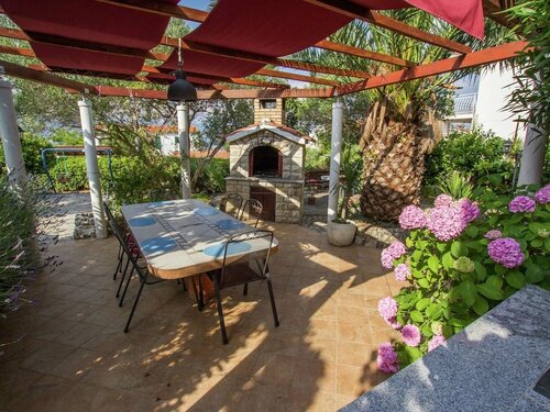 Гостиница Holiday Apartment With a Private Terrace & Hot Tub, Near the Beach