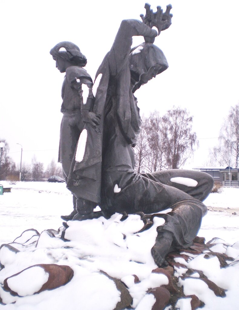 Памятник, мемориал Рогнеда и Изяслав, Заславль, фото