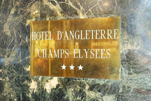 Гостиница Hôtel d'Angleterre Champs Elysées в Париже