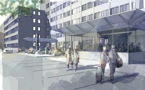 Гостиница Wakeup Copenhagen Bernstorffsgade в Копенгагене