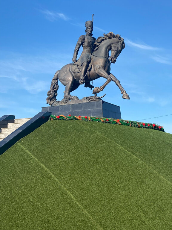 Monument, memorial Битве казачьих полков под руководством атамана М.И. Платова, Stavropol Krai, photo