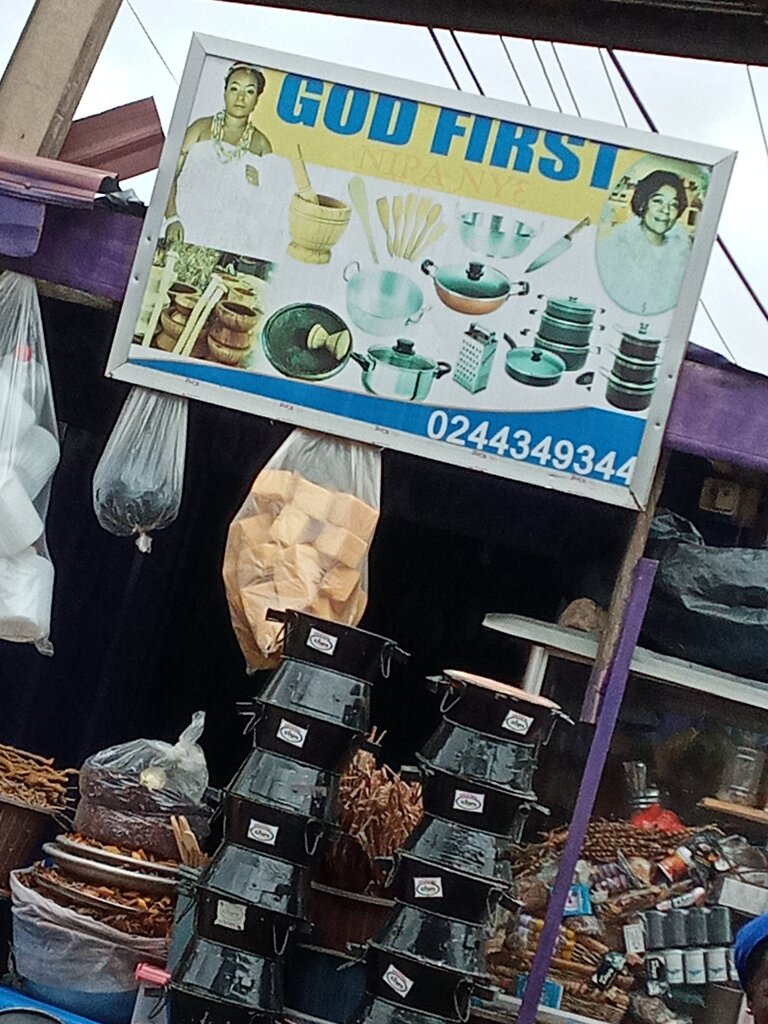 Moonshine equipment God first enterprise, Accra, photo