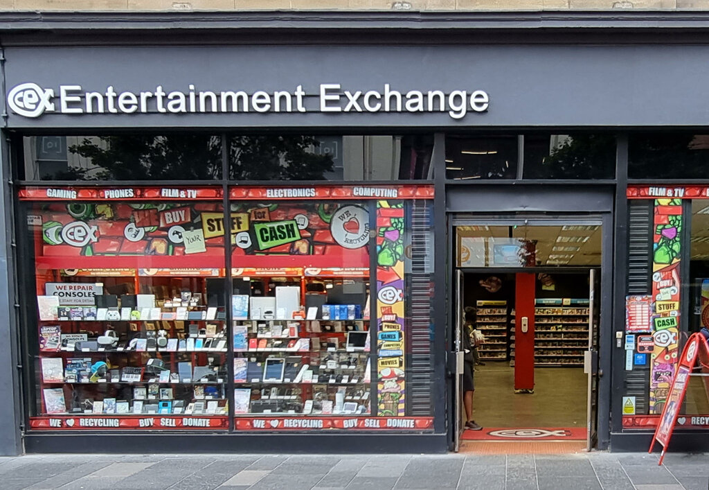 Mobile phone store CeX, Glasgow, photo