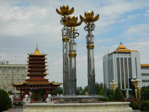 Fountain (Republic of Kalmykia, Elista, Lenina Square), fountain