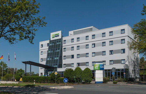 Внешний вид отеля Holiday Inn Express Frankfurt Airport в Мёрфельдене, фото 2