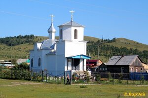 Церковь Покрова Пресвятой Богородицы (Солнечная ул., 3, село Новый Заган), православный храм в Республике Бурятия