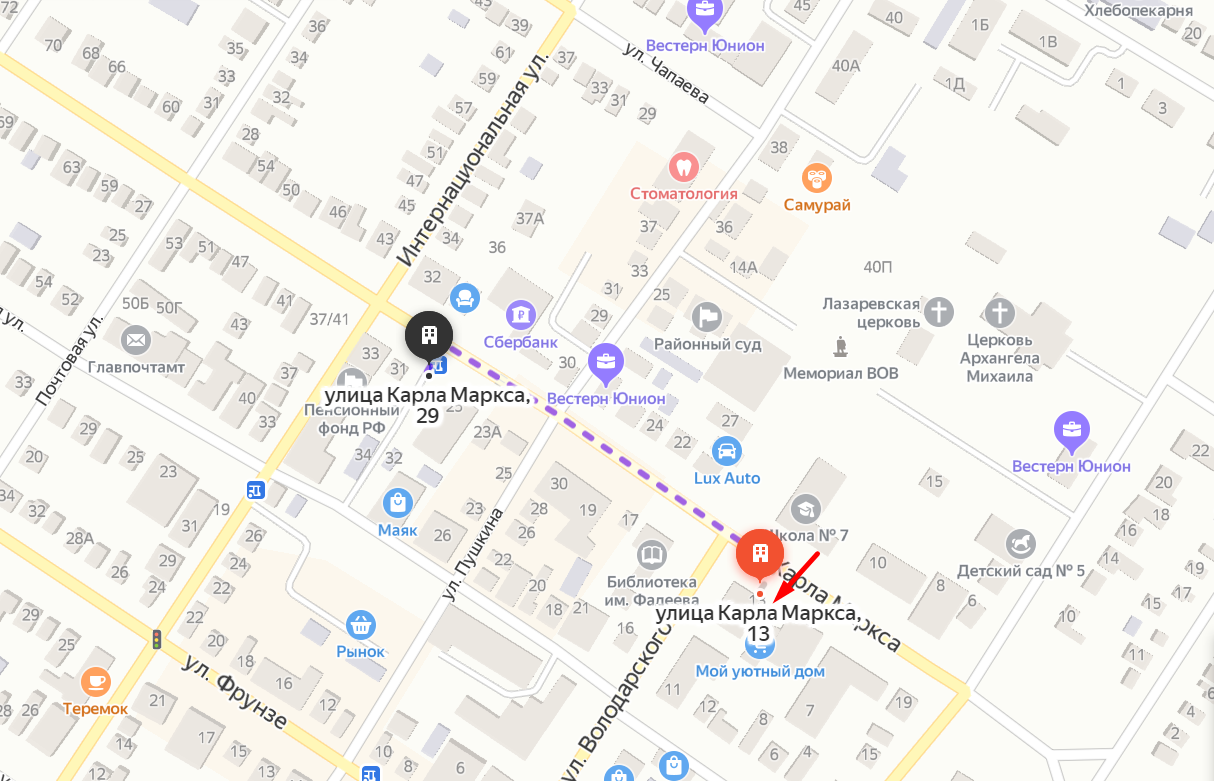 Карта сорочинска с улицами и номерами домов спутник