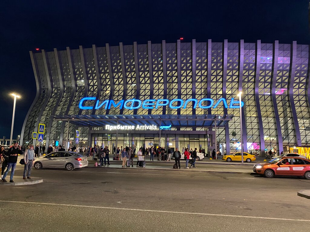 Airport terminal Simferopol international airport of a name of I. K. Aivazovsky, New Terminal, Republic of Crimea, photo