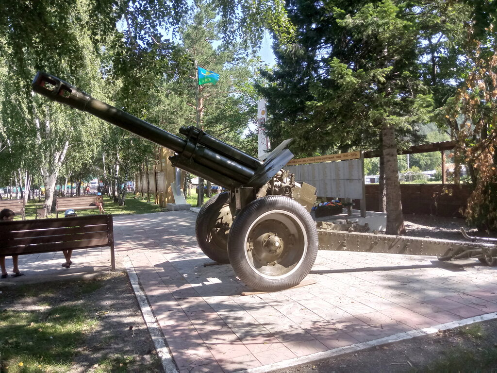 Памятник технике Пушка Великой Отечественной войны, Республика Алтай, фото