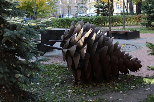 Скульптура Шишки, жанровая скульптура, Москва, Северо-Восточный