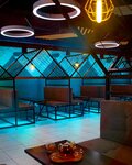 Ufo Smoke Bar (Karagandinskaya ulitsa, 63/1) ، مطعم يقدم الشيشة
