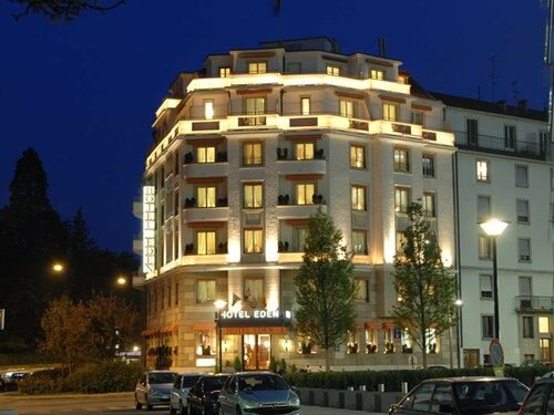 Внешний вид отеля Hotel Eden Genève в Женеве, фото 1