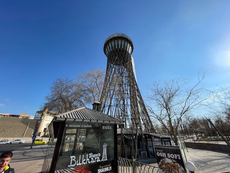 Landmark, attraction Shukhov Water Tower, Bukhara, photo