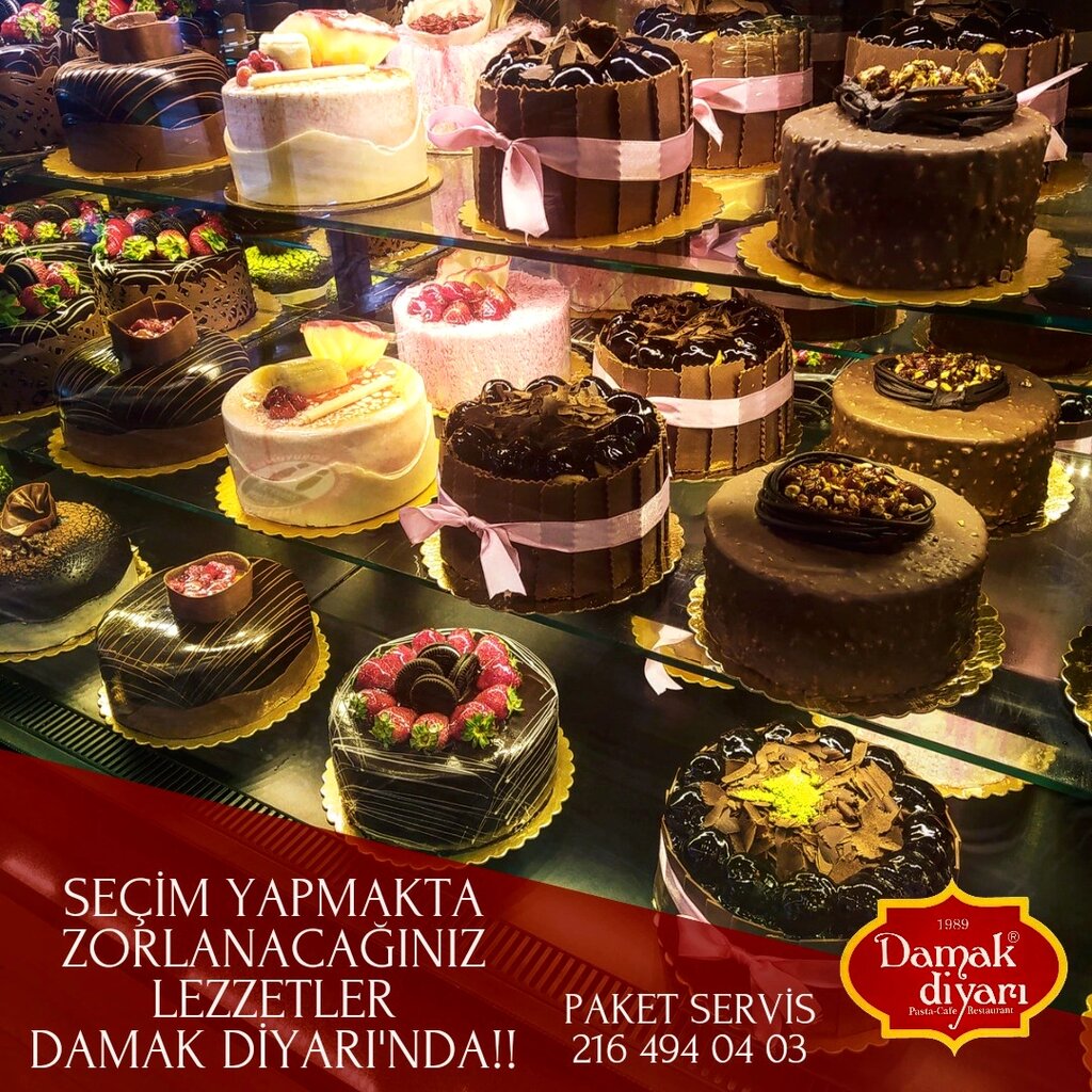 Pasta, şekerleme ve tatlı Damak Diyarı Pasta Cafe Restaurant, Tuzla, foto
