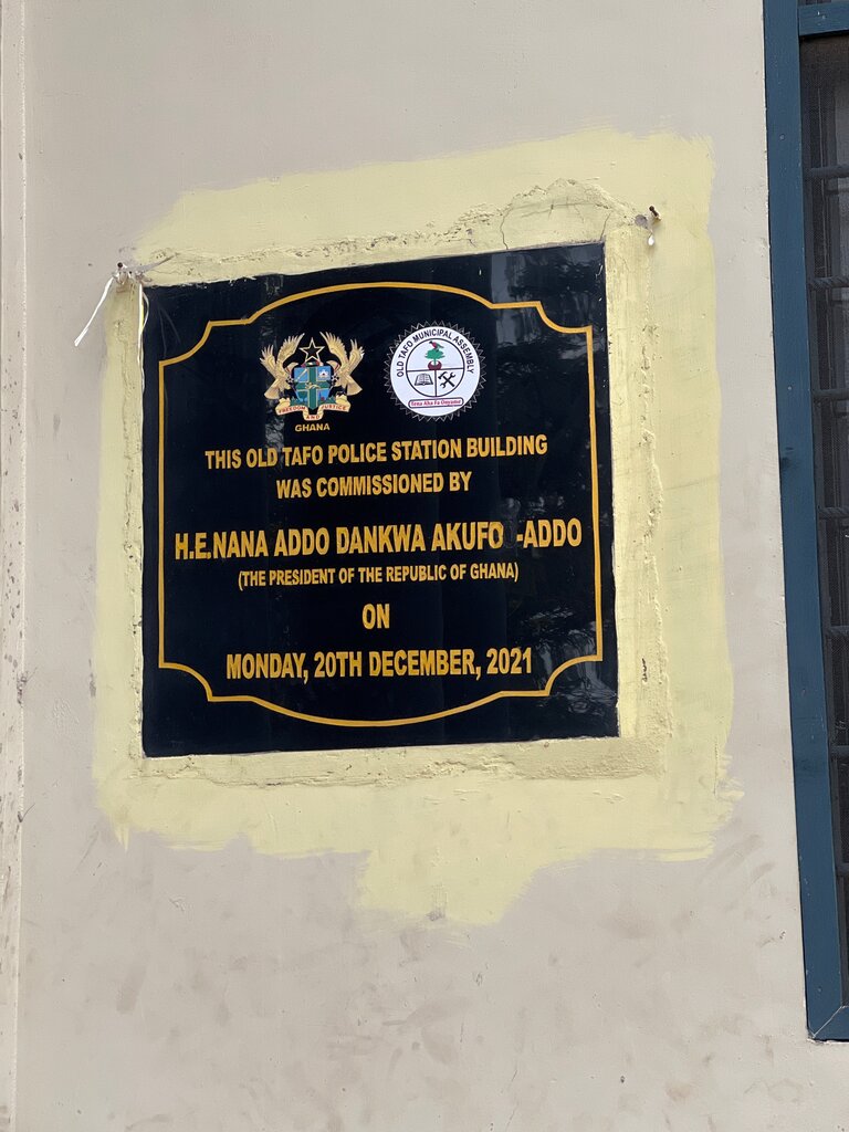 Police department Old tafo Police station building, Kumasi, photo