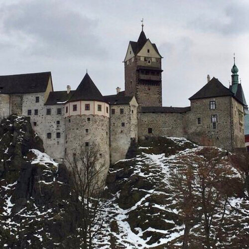 Landmark, attraction Loket Castle, Karlovy Vary Region, photo