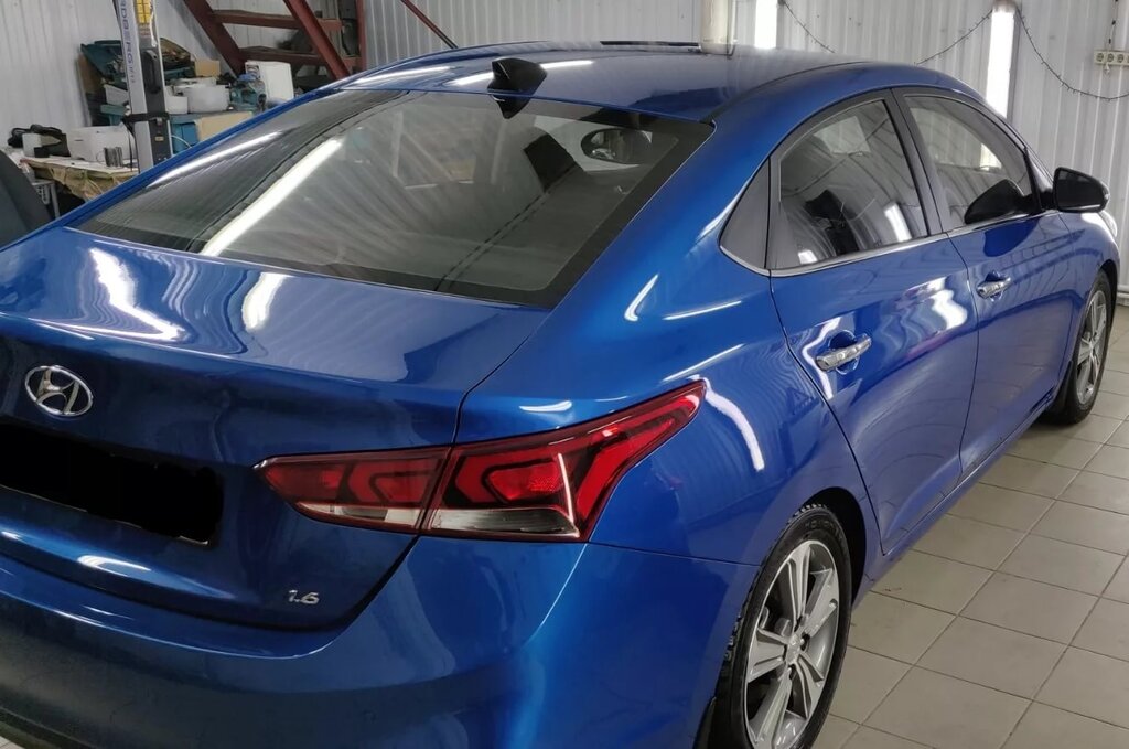 Полировка кузова хендай солярис - 80 фото