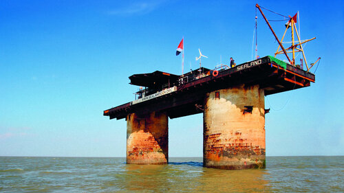 Landmark, attraction Principality of Sealand, England, photo